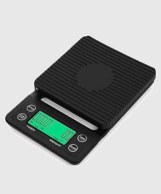 Mini balance à café avec minuterie numérique 5kg-01g avec écran lcd balance