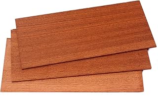 Placage de guitare alnikov, 3 pièces de placage de tête en bois