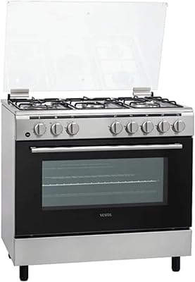 Cuisinière à gaz vestel 5 feux avec four et grill format