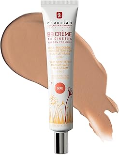 Erborian bb cream au ginseng, tan (dore) - couverture légère modulable avec spf