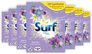 Détergent en poudre de lavande surf, solution de détergent bio pour tissus, détergent