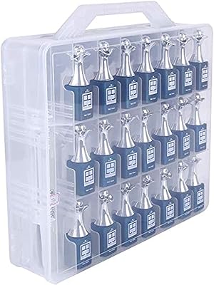 Porte-vernis à ongles portable tenguda | organisateur de vernis transparent à 48 fentes
