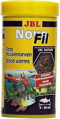 Jbl novo feel nourriture pour poissons avec vers 20 g (250 ml), 3027000