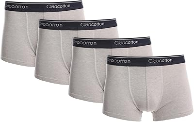 Boxer de sous-vêtements en coton élastique pour hommes (coupe slim) |