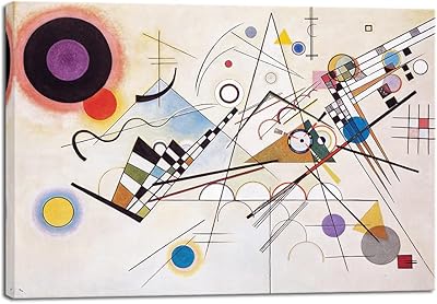Wiko art toile art mural composition de vassily kandinsky sur le huitième peintures