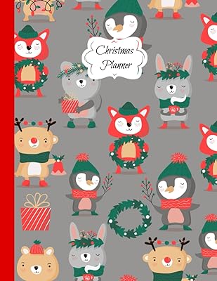 Planificateur de vacances de noël ultime journal de planification des 120 pages