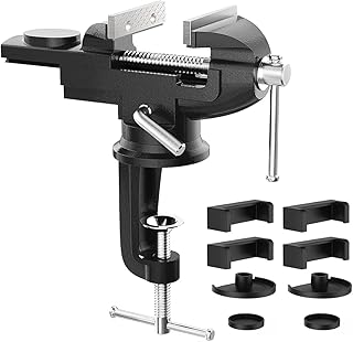 Étau de table universel hosolution 3 pouces, base rotative à 360 degrés, étau