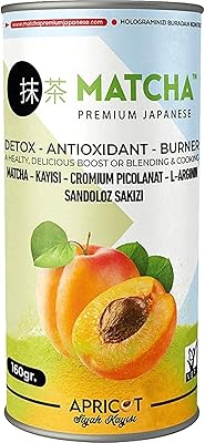 Thé matcha japonais premium matcha à saveur d'abricot 20 x 8g