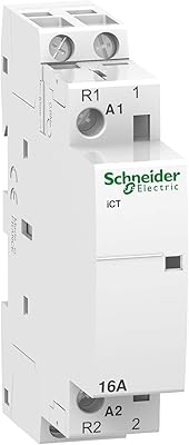 Connecteur ca schneider a9c22715 ict 16a 1no+1nc 230-240 vac, blanc, lot de 12
