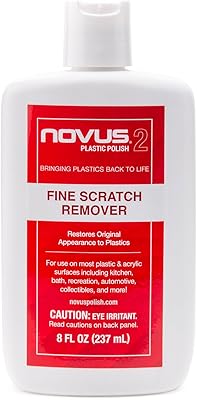 Dissolvant de rayures pour plastique souple novus 2 - 8 oz