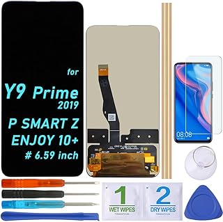 Ensemble numériseur d'écran tactile lcd de remplacement pour huawei y9 prime