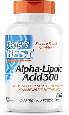 Dr. best suppléments d'acide alpha-lipoïque (180 pièces)