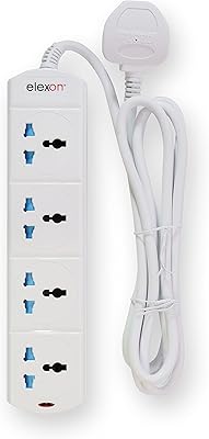 Alexon (el 2007) cordon d'alimentation universel avec 4 prises de courant et câble