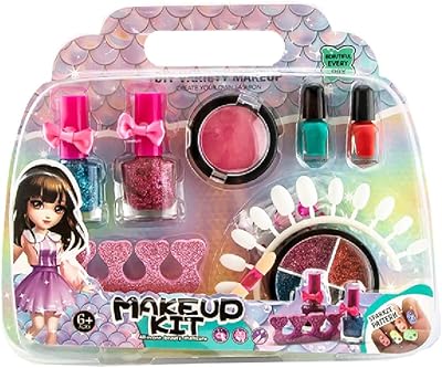 Kit de manucure avec accessoires pour filles de 6 ans, meilleur cadeau d'anniversaire