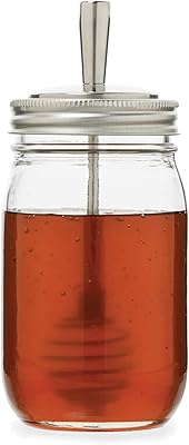 Couvercle à miel en acier inoxydable jar ware bocaux mason de 16