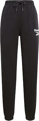 Pantalon en molleton doux avec logo identity reebok pour femmes