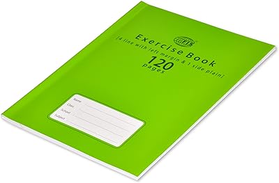 Cahier d'exercices fis lot de 12 pièces 120 pages 4 lignes 1 face
