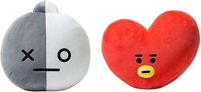 Oreiller en peluche fosced tata et ventilateur oreiller décoratif bts bt21 paquet