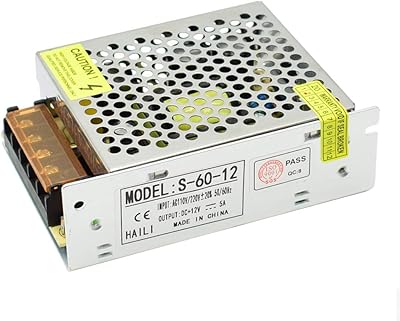 Adaptateur d'alimentation 12v 5a 60w convertisseur de tension ac dc universel 220v à
