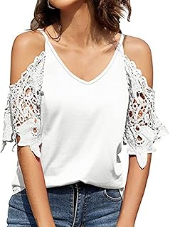 Chemisier d'été à manches découpées et bretelles spaghetti, t-shirt d'été à épaules dénudées, texture douce, blanc m. Diaytar : Votre destination shopping préférée au Sénégal