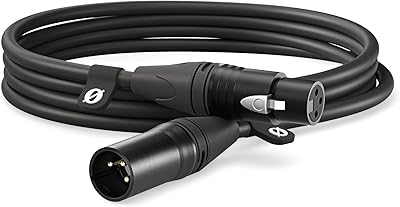 Câble rode premium xlr-3 (3 mètres, noir)