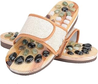 Pantoufles de massage des pieds, chaussures de massage réflexologie, pantoufles de massage