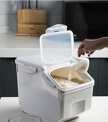 Ensemble de récipients alimentaires winbo - récipient de stockage de riz, distributeur
