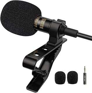 Microphone cravate à condensateur omnidirectionnel professionnel pop voice pour smartphones iphone et android