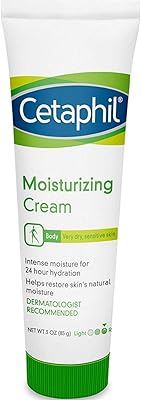 Crème hydratante cetaphil pour peaux sèches et sensibles, paquet de 3 oz