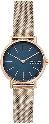 Montre à quartz analogique skagen pour femme, bracelet en acier inoxydable, skw2837, bracelet