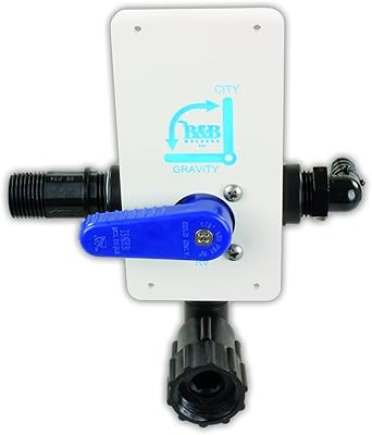 Valve d'adaptateur de remplissage d'eau douce jr products dvf-1-a bleu rv