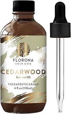 Huile essentielle de bois de cèdre 100 % pure et naturelle florona