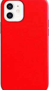 Coque de protection pour iphone 12 / iphone 12 pro | prend en charge le sans fil | coque de protection en silicone anti-rayures et anti-traces de doigts | coque de protection à 360 degrés (rouge). Diaytar : Le discount nouvelle génération au Sénégal