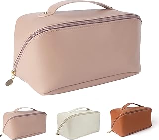 Trousse de maquillage de voyage de grande capacité, trousse de maquillage multifonctionnelle
