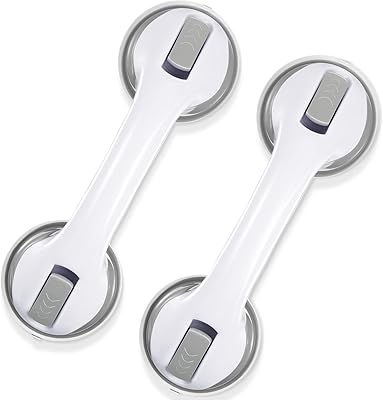 Poignée de douche 30 cm pour baignoires et douches, poignée à ventouse solide