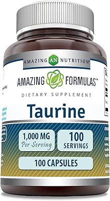 100 gélules de taurine 1000 mg - qualité pharmaceutique - acide aminé antioxydant. Votre satisfaction, notre priorité chez Diaytar