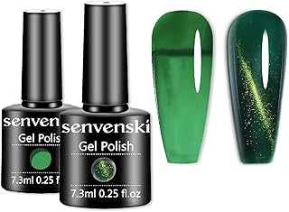Vernis à ongles gel transparent œil de chat sinvinski green jelly