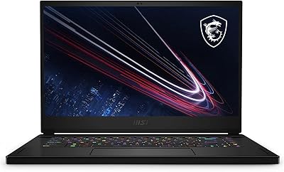 Ordinateur portable de jeu msi stealth gs66 : écran 15,6 pouces 165 hz