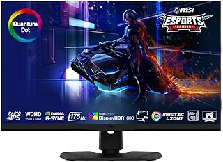 Moniteur de jeu msi ips 31,5 pouces, 16:9 wqhd 2560x1440, noir, 32 pieds