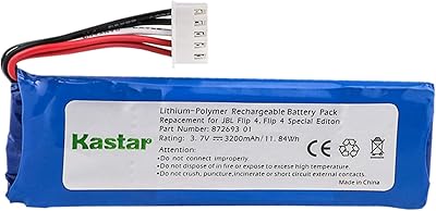 Batterie de remplacement kastar 37 v 3200 mah-1184 w au lithium polymère