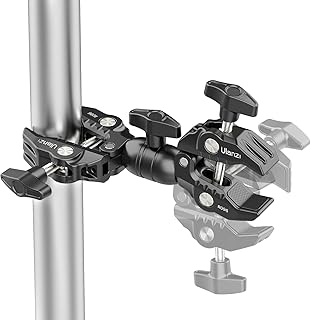 Pince double caméra multifonctionnelle en forme de c ulanzi pour la production vidéo