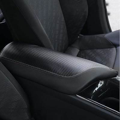 Coussin d'accoudoir de voiture en cuir anti-rayures compatible avec toyota c-hr