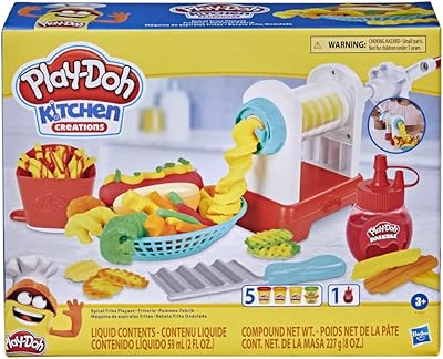 Play-doh kitchen creations ensemble de jeu de pommes de terre en spirale, enfants