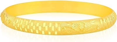Bracelet malabar en or et diamants 22 carats pour femme, jaune - nzb00102