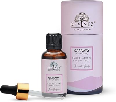 Huile essentielle de carvi devanise, pure, naturelle et non diluée, 15 ml en bouteille en verre, jaune clair. Diaytar Sénégal : La marketplace qui pense à votre porte-monnaie