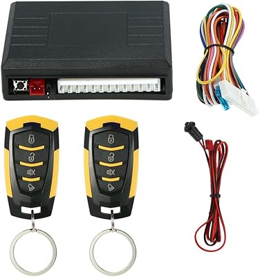 Serrure de porte de voiture universelle sans clé golrc avec bouton de déverrouillage