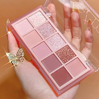 Palette de fards à paupières 10 couleurs, maquillage de fards à paupières mats