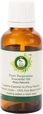 Huile essentielle de térébenthine pure rv essential 50 ml (1,69 oz) - pin