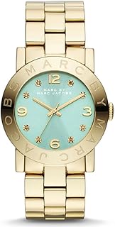 Montre amy gold par marc jacobs mbm3301, gris chiné, amy