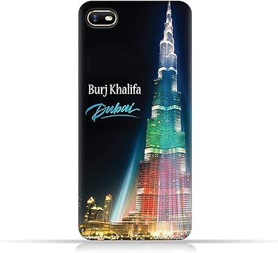 Coque de protection en tpu amc design pour oppo a1k avec motif lumineux